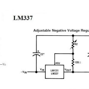 LM337 Regulador de Voltaje Negativo Ajustable