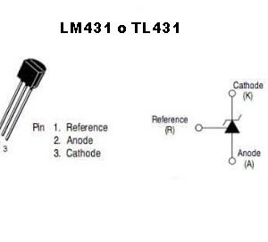 LM431 Regulador Ajustable Shunt de Precisión Zener