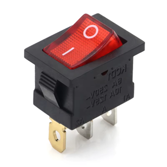 Interruptor Basculante Rojo