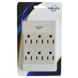 Multitoma de Pared 6 Salidas