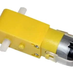 Caja Reductora Motor Amarillo Llanta 65 mm 2 ejes