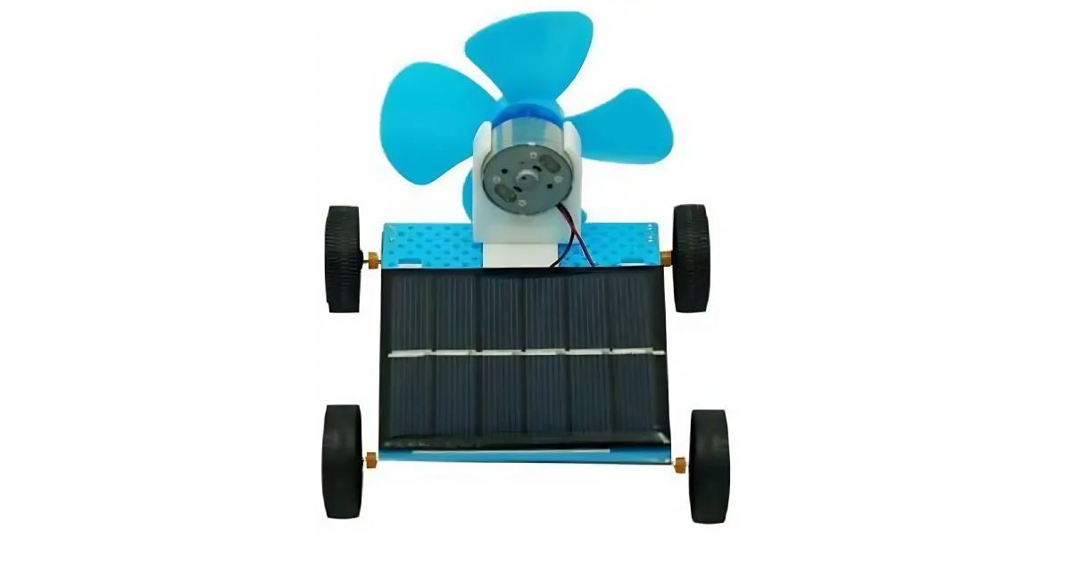 Kit carro solar con ventilador